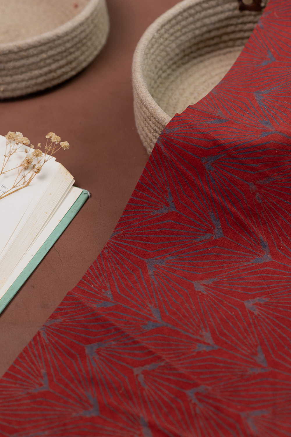 Ajrak Cotton Fabric Design - 6