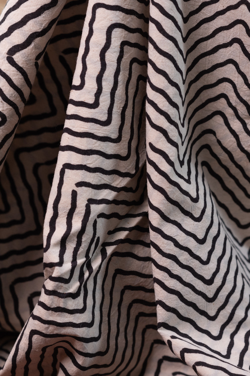 Ajrak Cotton Fabric Design - 4
