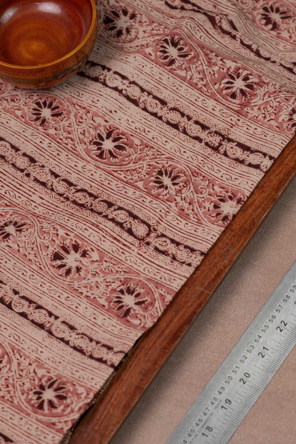 Printed Kalamkari Cotton Fabric Design - 2