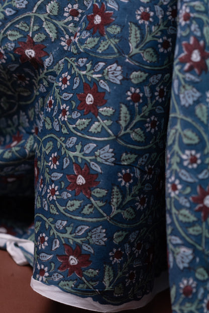 Sanganeri Cotton Fabric Design - 3