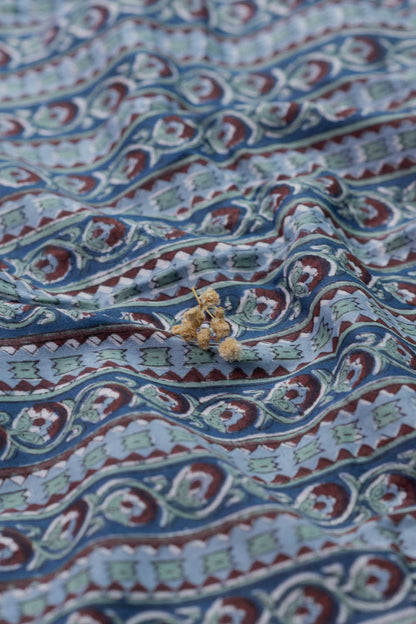 Sanganeri Cotton Fabric Design - 4