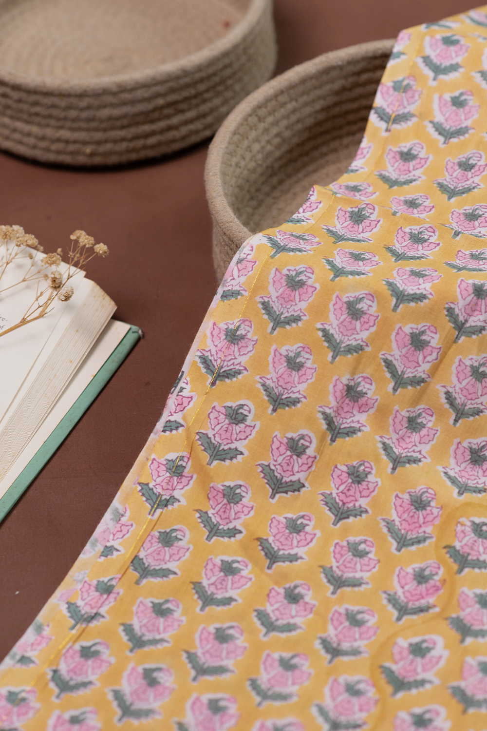 Sanganeri Cotton Fabric Design - 5