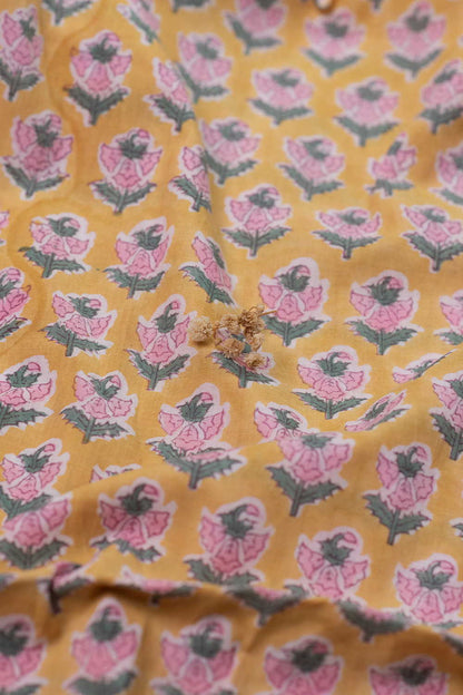 Sanganeri Cotton Fabric Design - 5