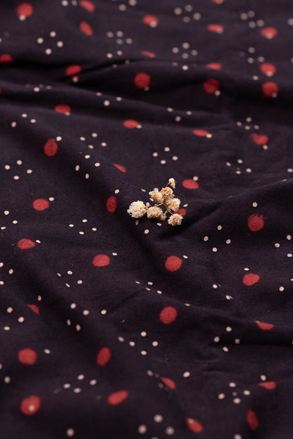 Ajrak Cotton Fabric Design - 1