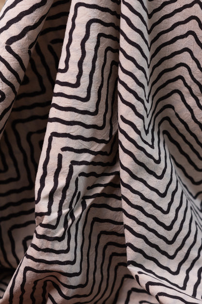 Ajrak Cotton Fabric Design - 4