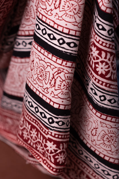 Bagh Cotton Fabric Design - 2