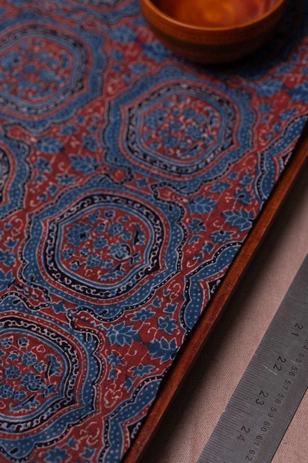 Ajrak Cotton Fabric Design - 3