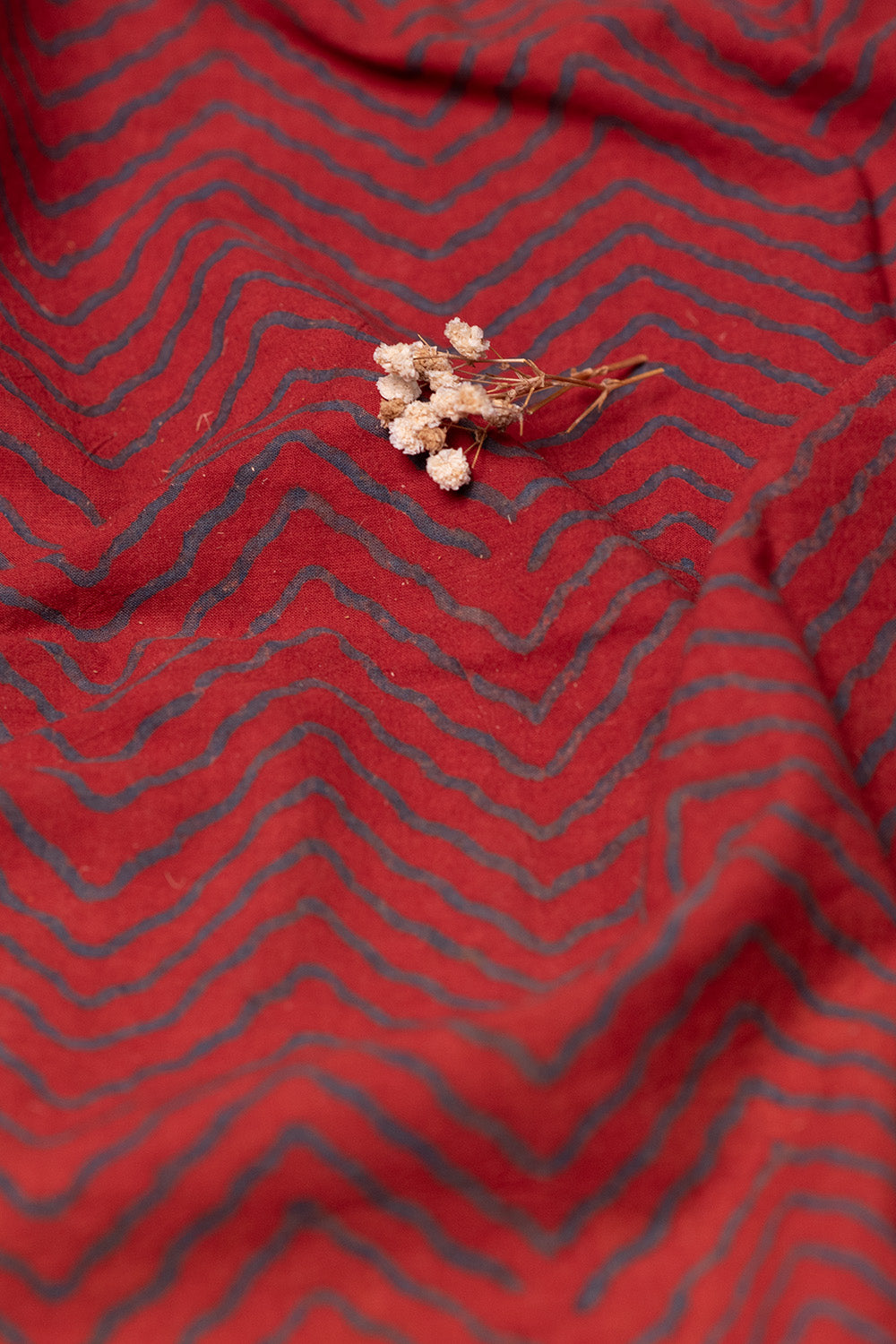 Ajrak Cotton Fabric Design - 5