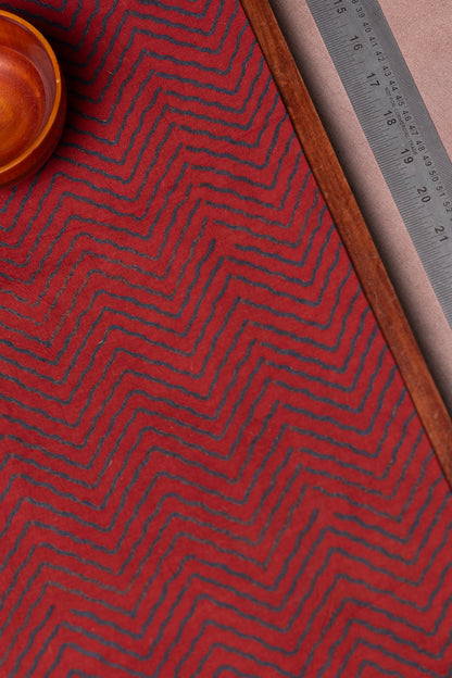 Ajrak Cotton Fabric Design - 5