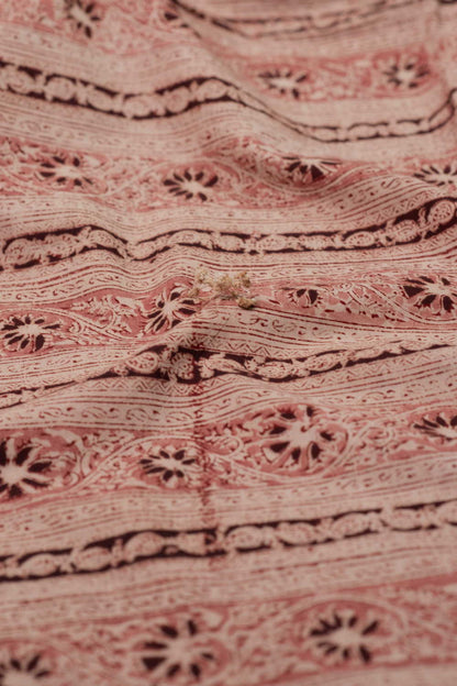 Printed Kalamkari Cotton Fabric Design - 2