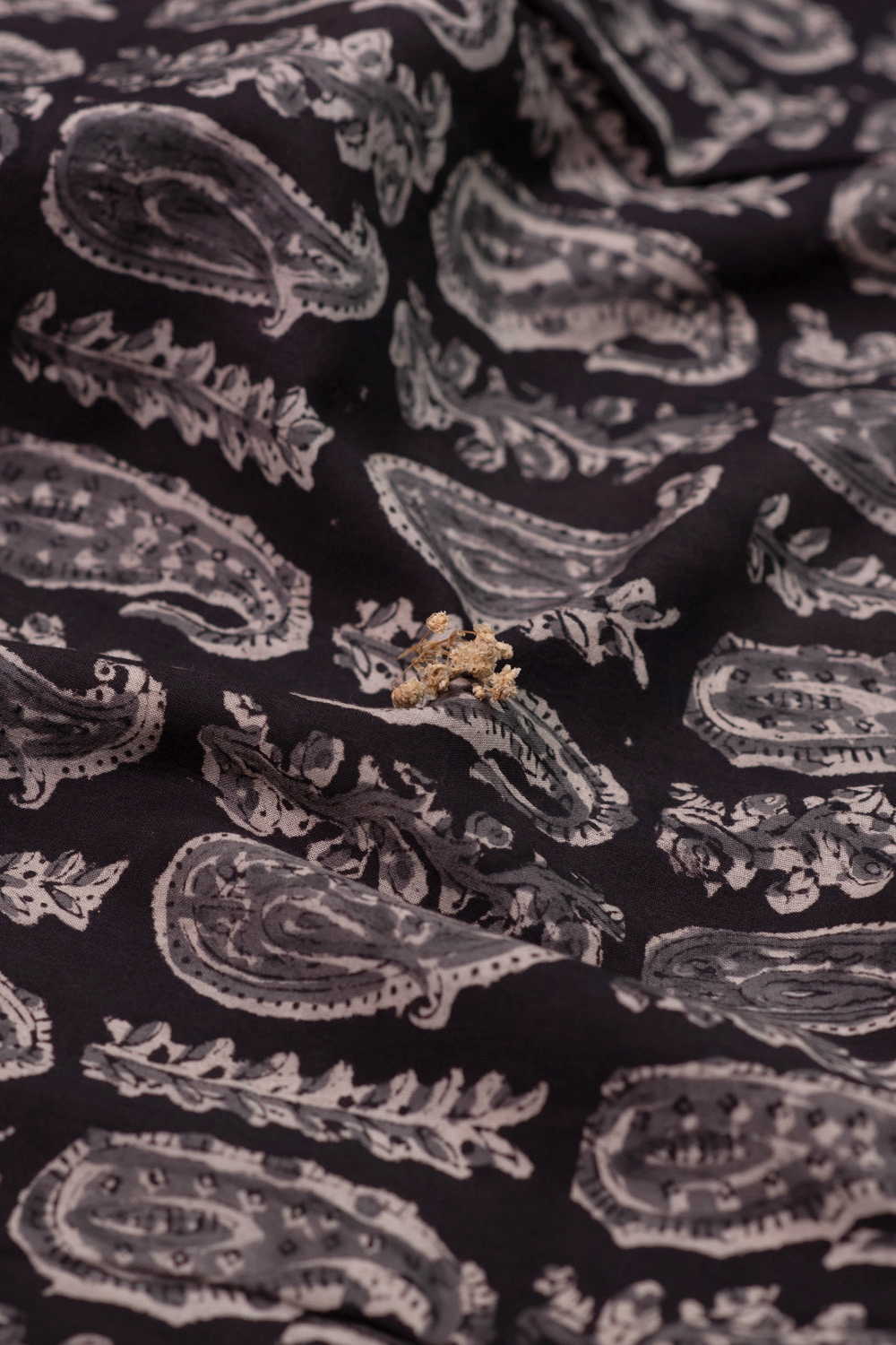 Printed Kalamkari Cotton Fabric Design - 7