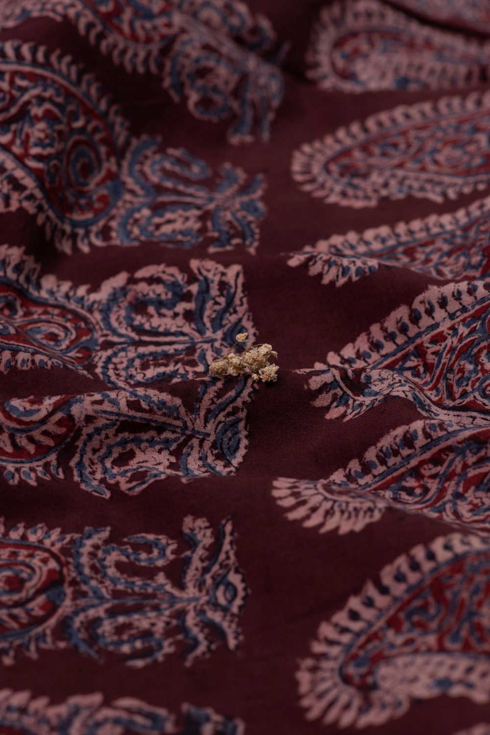 Printed Kalamkari Cotton Fabric Design - 4