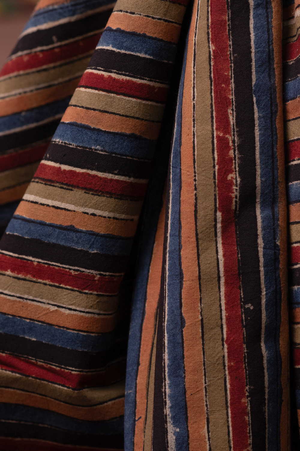 Printed Kalamkari Cotton Fabric Design - 10