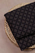 Black Ajrak Print Fabrics - Matkatus 