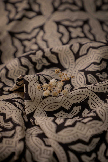 Intricate Design Bagru Cotton Fabric