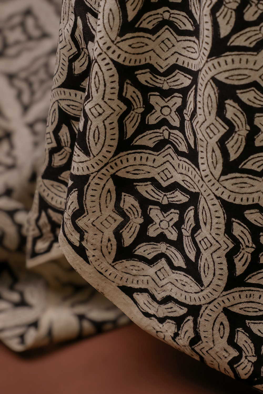 Intricate Design Bagru Cotton Fabric