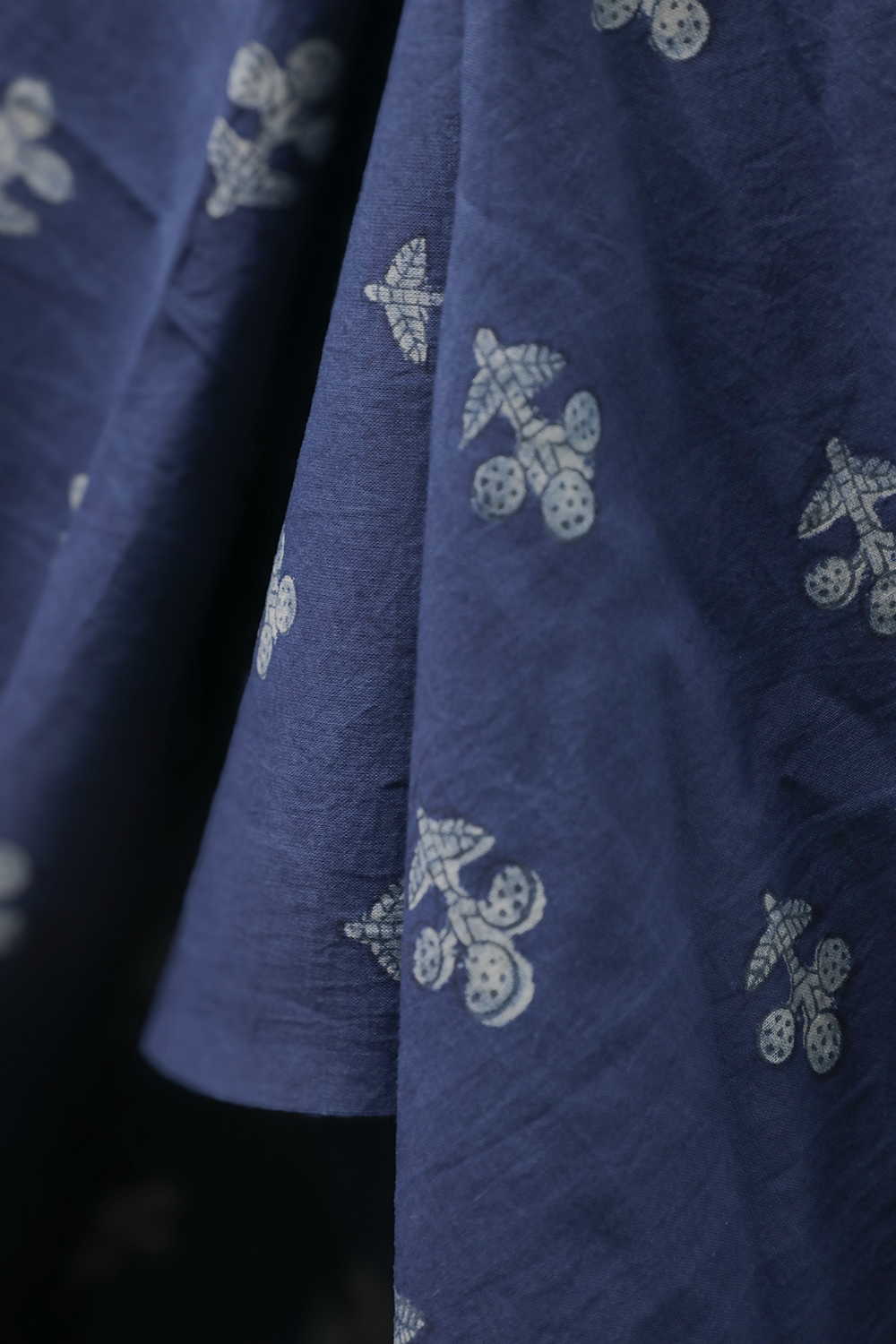 Indigo - Butta Dabu Cotton Fabric
